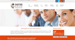 Desktop Screenshot of diopter.hr